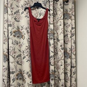 Ribbed body fitting dress